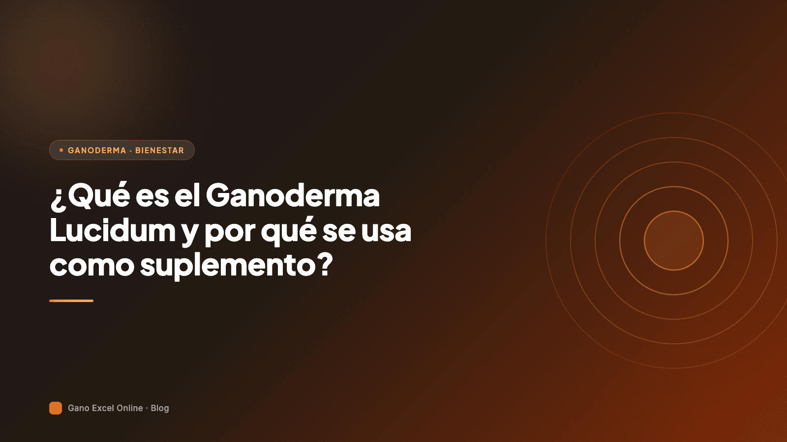 ¿Qué es el Ganoderma Lucidum y por qué se usa como suplemento?